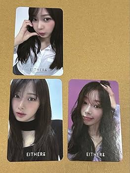 Amazon.co.jp: 3枚 either& トレカ ジゼル aespa エスパ コスメ 特典